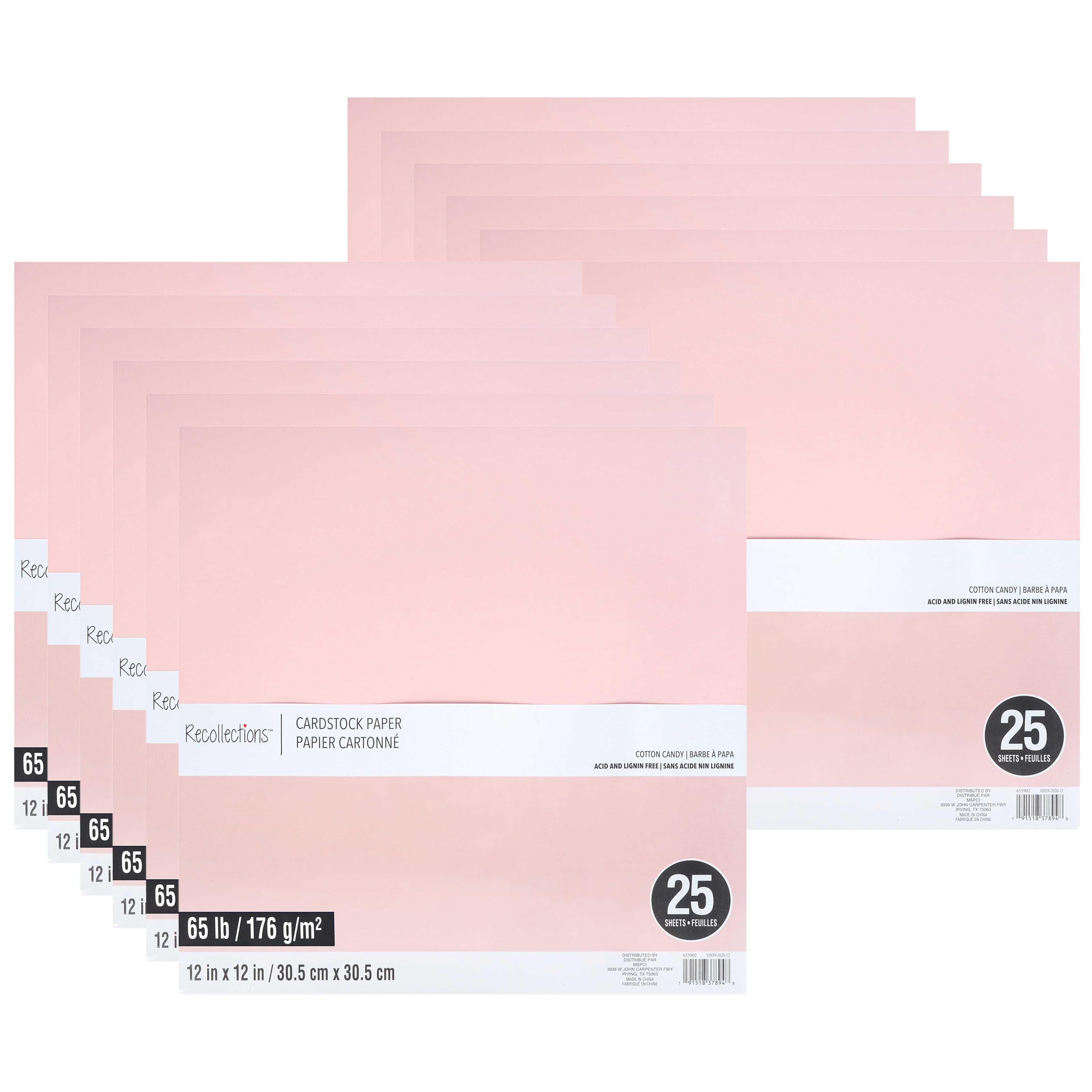 Pink Cardstock Paper Pack