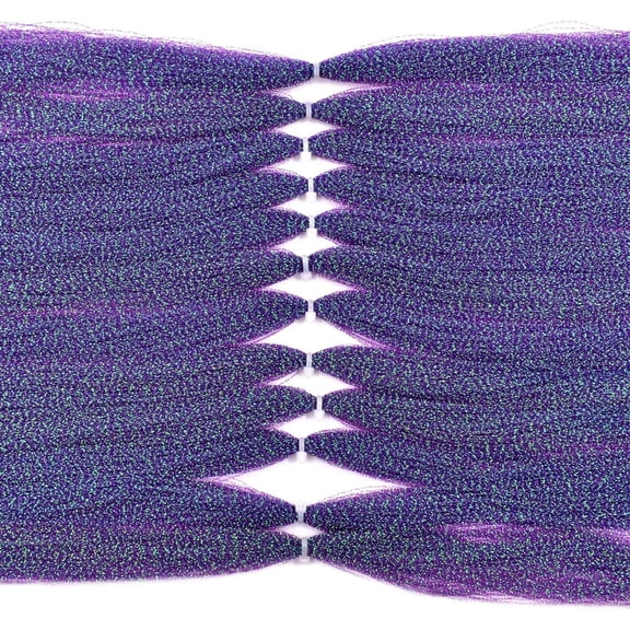 12 Packs 270 Strands per Bag Crystal Flash Line Fly Fishing Tying Material Dry Flies Multiple Colors