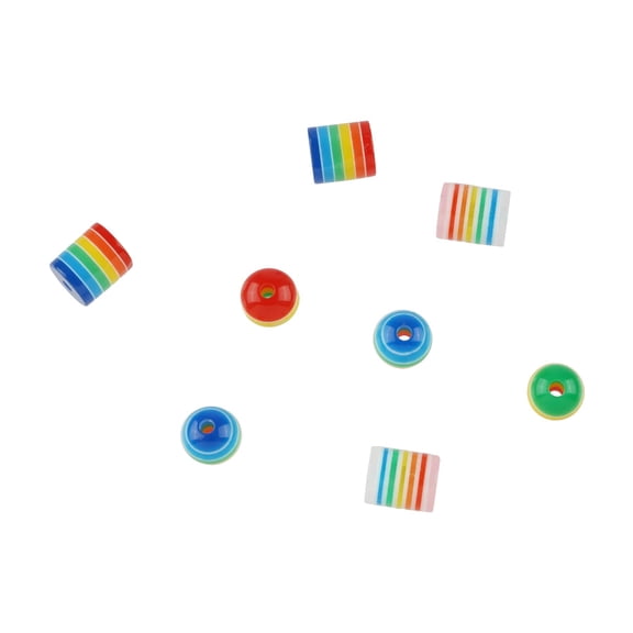 12 Packs: 280 ct. (3,360 total) Mixed Rainbow Craft Beads by Creatology