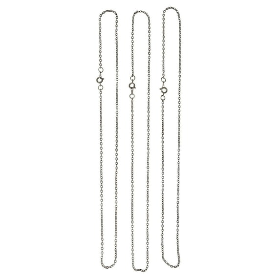 Bead Landing 18" Hematite Chains, 12 Packs: 3 ct. (36 total)
