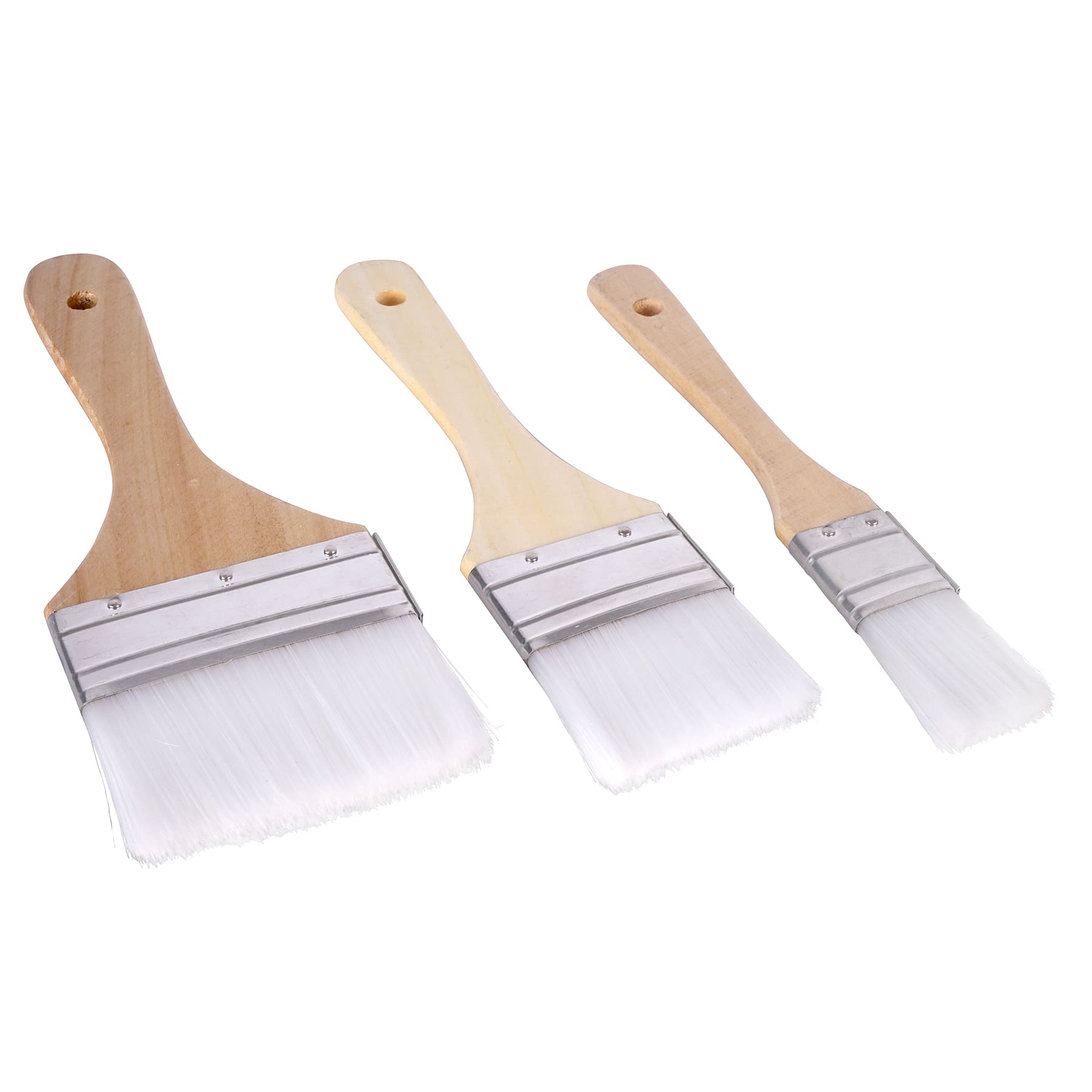 12 Packs 3 ct. (36 total) All Purpose Synthetic Bristle Brushes by