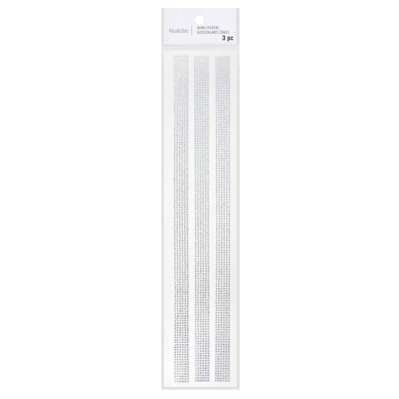 Recollections Clear Micro Gem Strips, 12 Packs: 3 ct. (36 total)