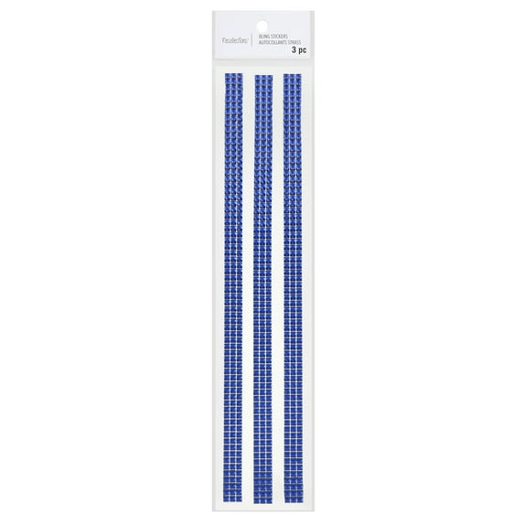 Recollections Indigo Border Bling Stickers, 12 Packs: 3 ct. (36 total)