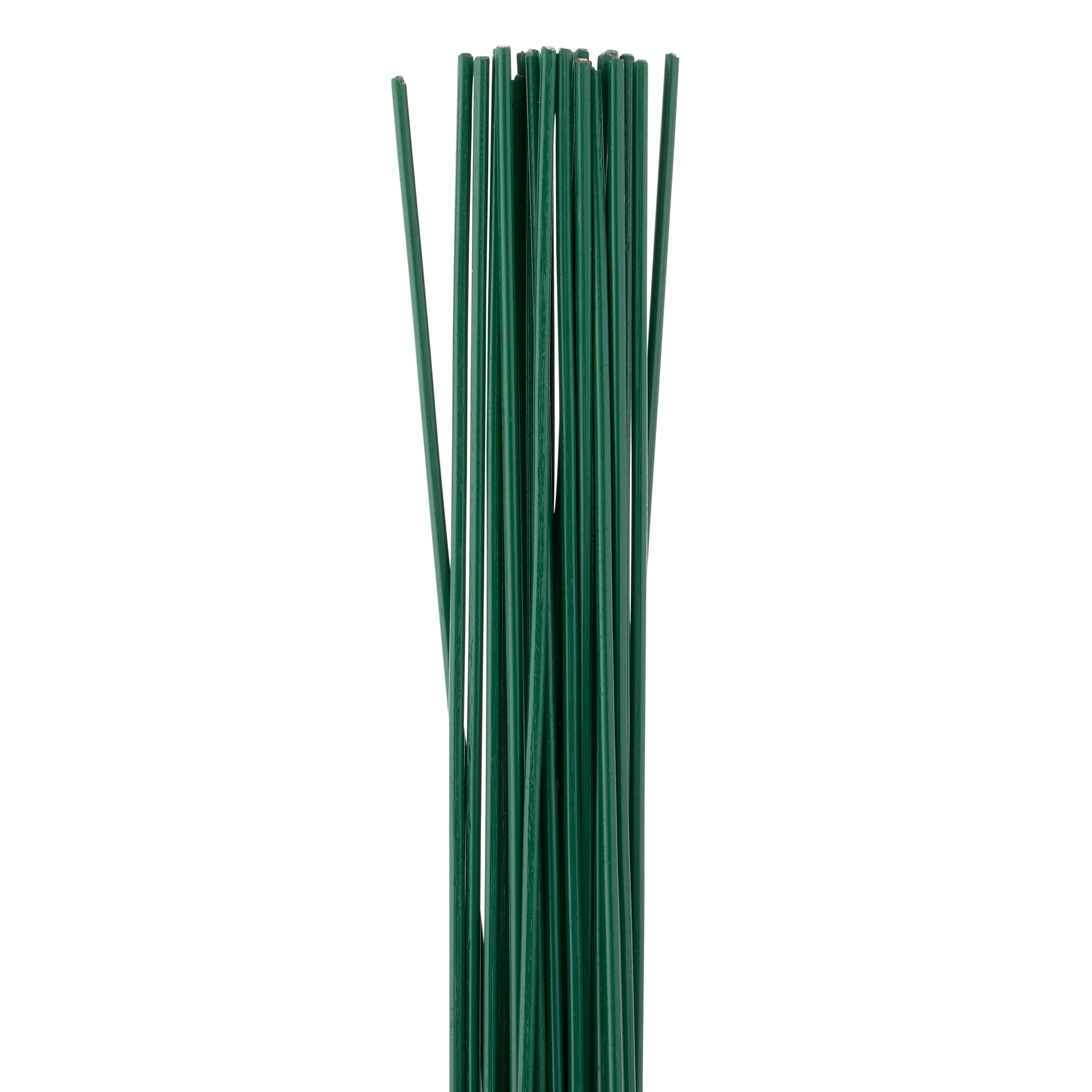 12 Packs: 30 ct. (360 total) 20 Gauge Green Stem Wire by Ashland