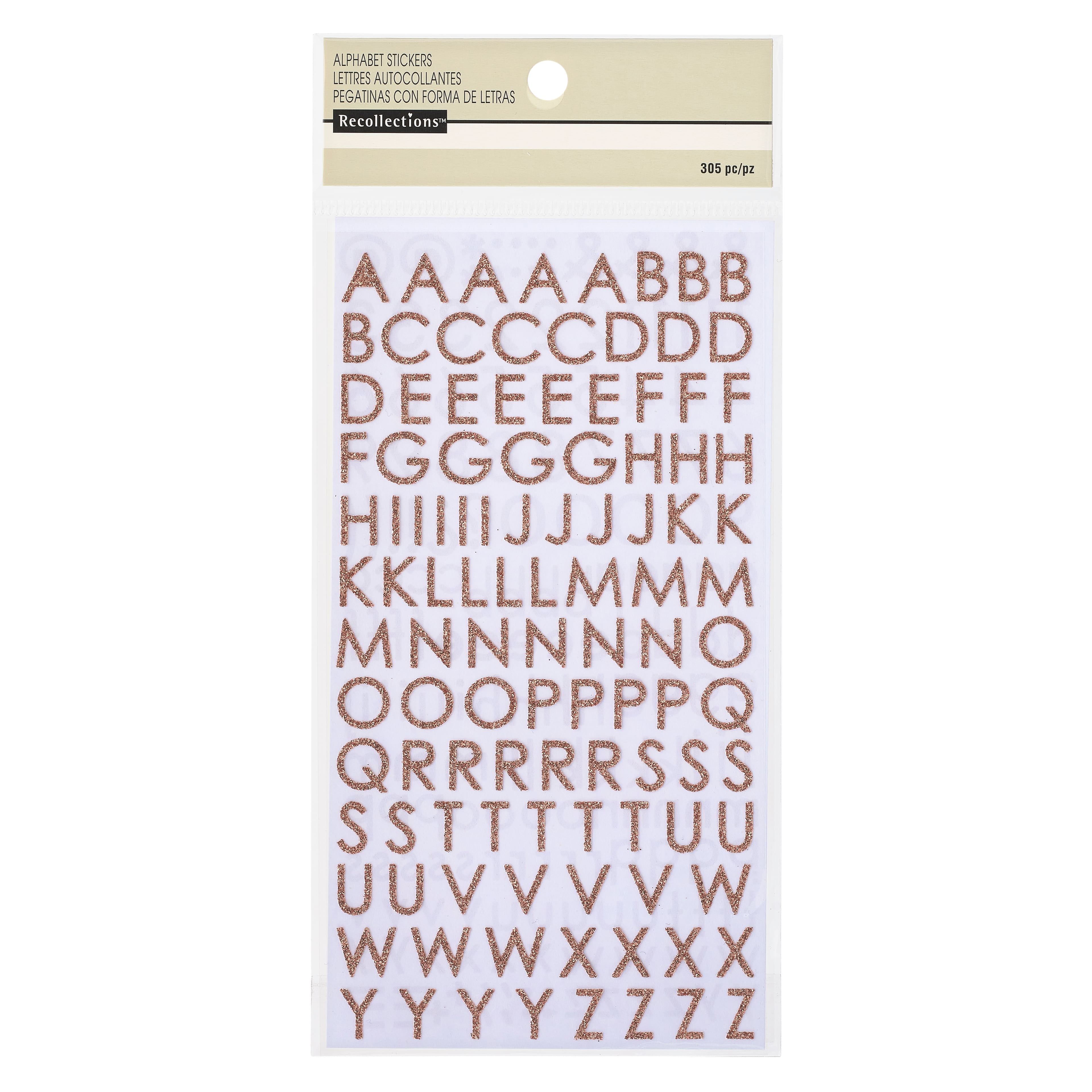 12 Pack: 8 ct. (96 total) Neon Alphabet Stickers by Recollections