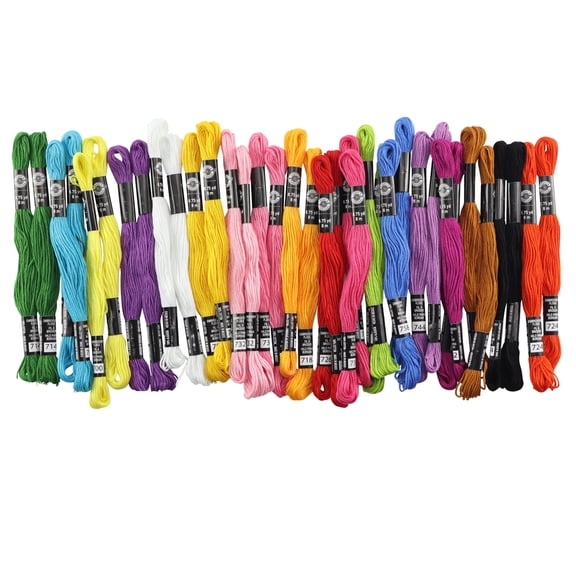 Loops & Threads Pastel Embroidery Floss, 12 Packs: 36 ct. (432 total)