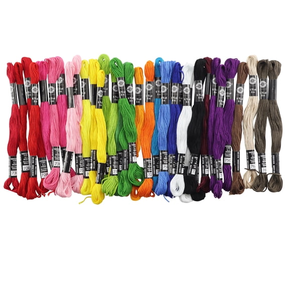 Loops & Threads Primary Embroidery Floss, 12 Packs: 36 ct. (432 total)