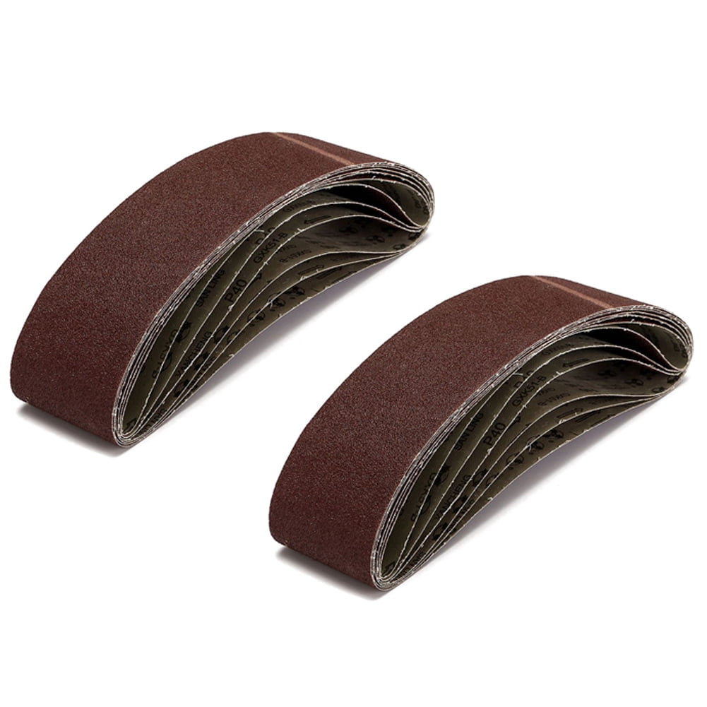 12 Packs 4 Inch x 36 Inch (100X915mm) 40 Grit Sanding Sander Belts for Metal Working