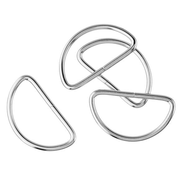 Loops & Threads 1.5" Metal D-Rings, 12 Packs: 4 ct. (48 total)