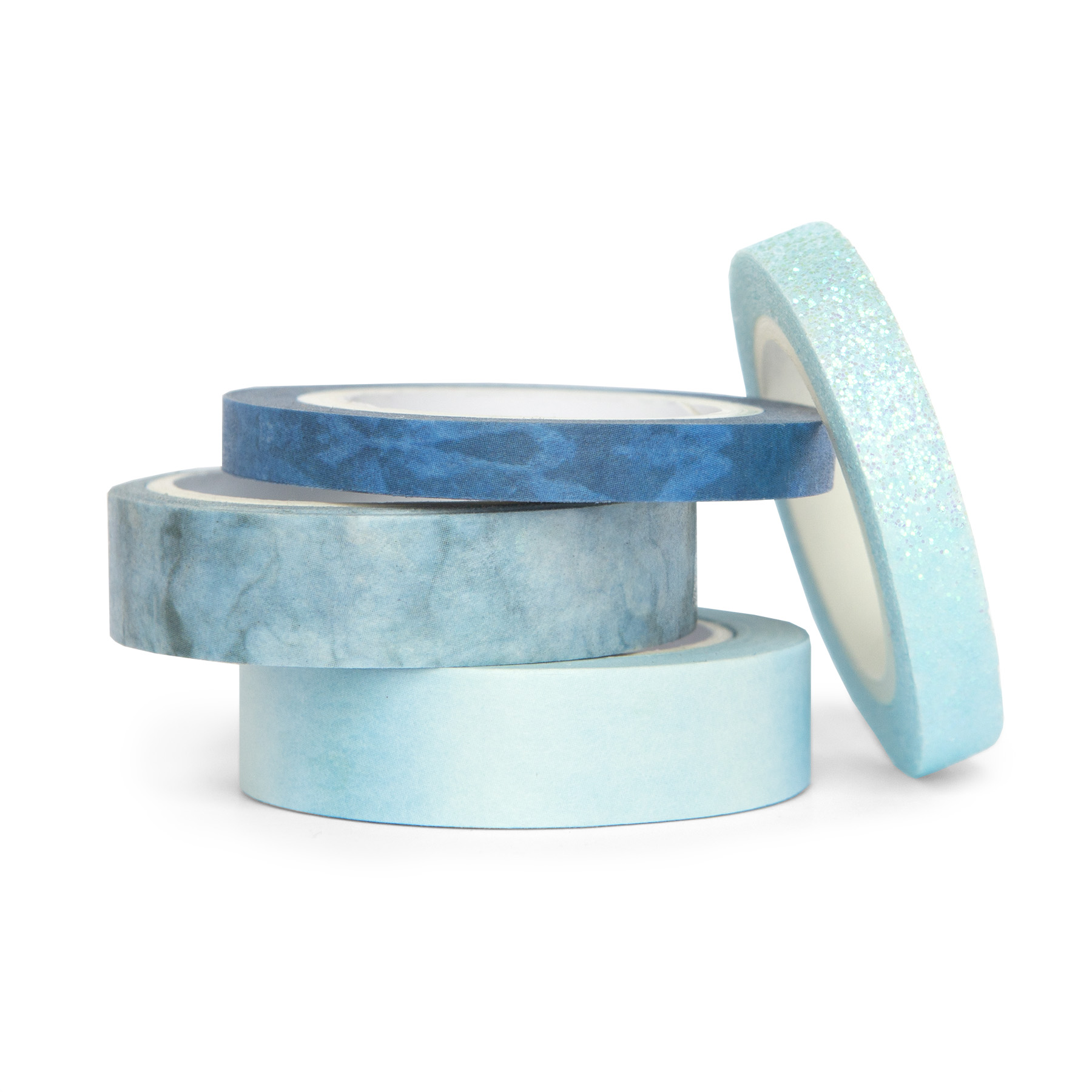 Recollections Aqua Silver Crafting Tape Set, 12 Packs: 4 ct. (48 total)