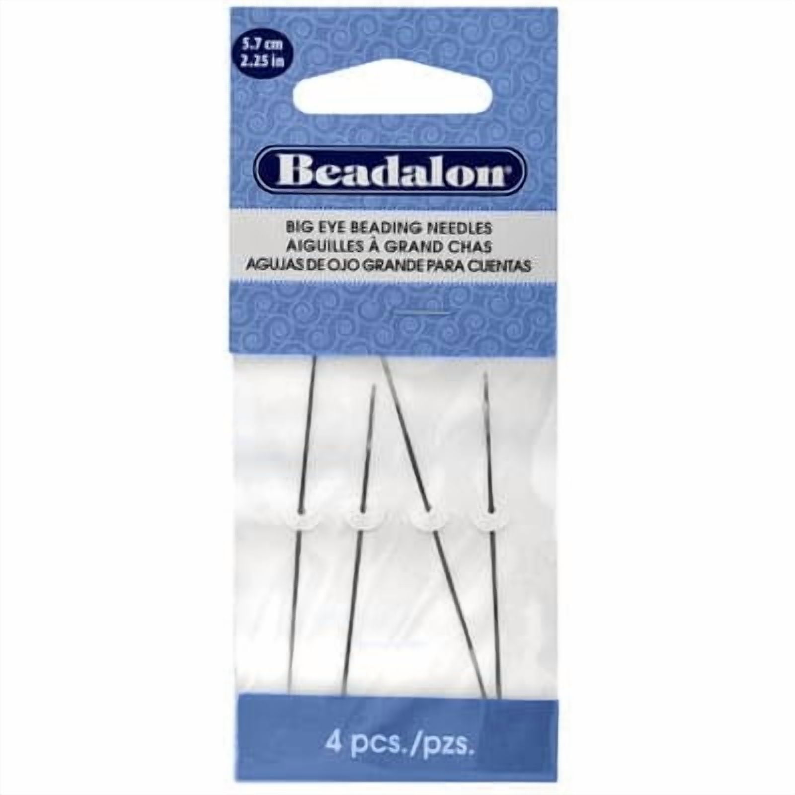 12 Packs: 4 ct. (48 total)Beadalon 2.25" Big Eye Beading Needles, 12 Packs: 4 ct. (48 total)Beadalon 2.25" Big Eye Beading Needlestotal)