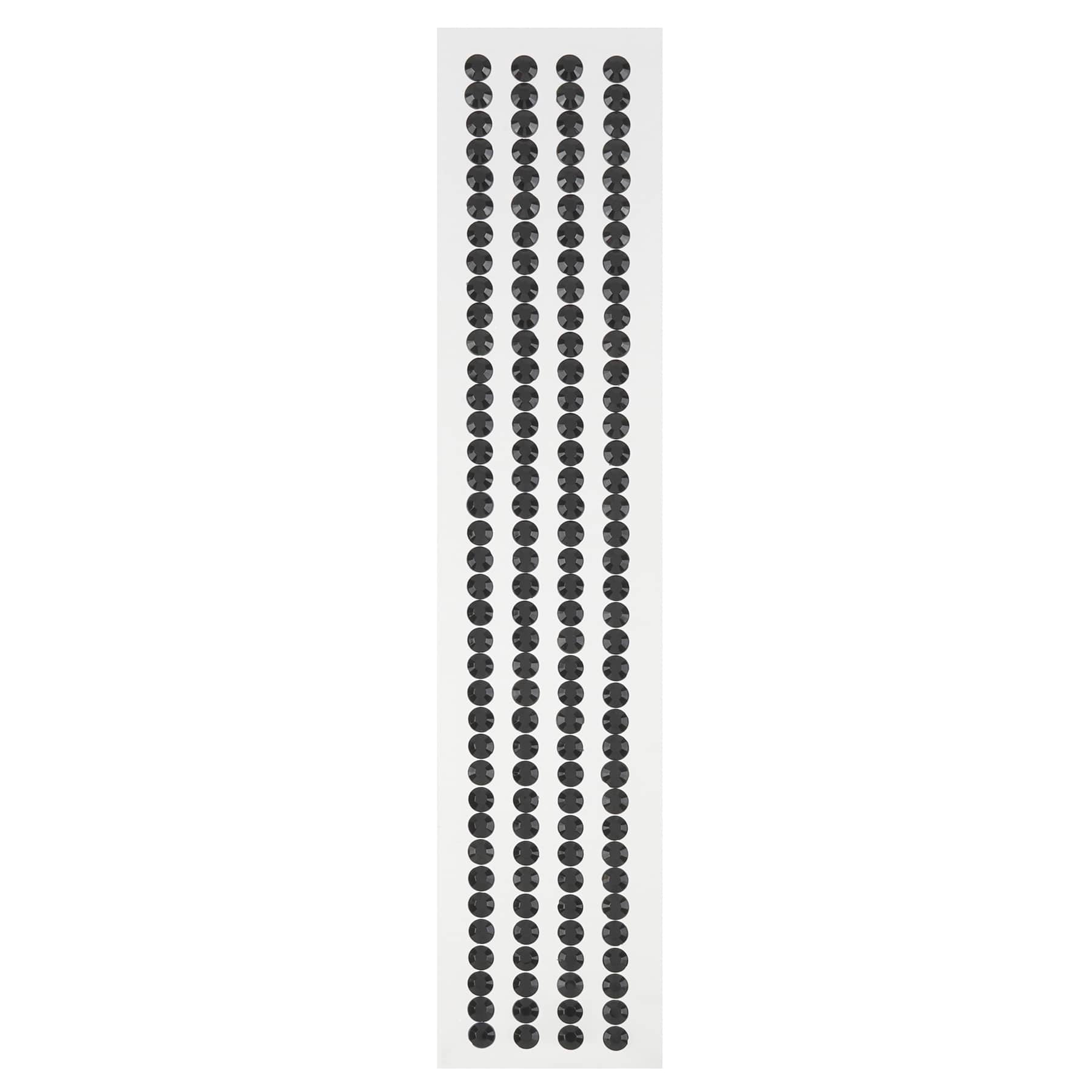 Recollections Black Rhinestone Borders, 12 Packs: 4 ct. (48 total)