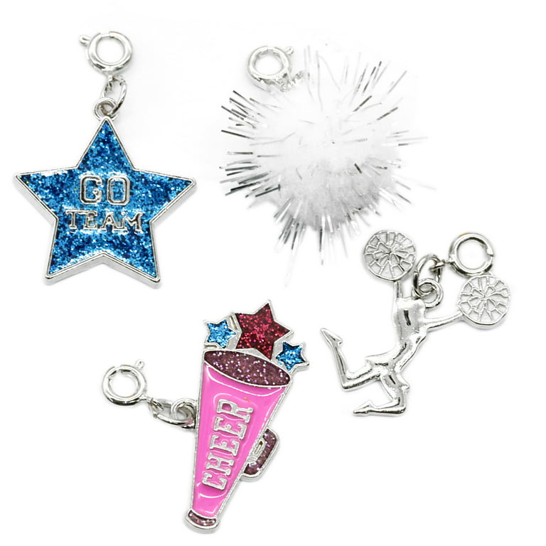 Personalize Your Own Cheerleading Charm Bracelet Medium / Large: 7 / 6 Charms