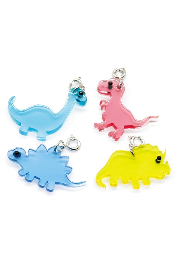 12 Packs: 4 ct. (48 total) Dinosaur Charms by Creatology