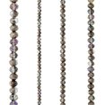 thumbnail image 1 of Bead Landing Gray Faceted Glass Rondelle Beads, 12 Packs: 4 ct. (48 total), 1 of 2