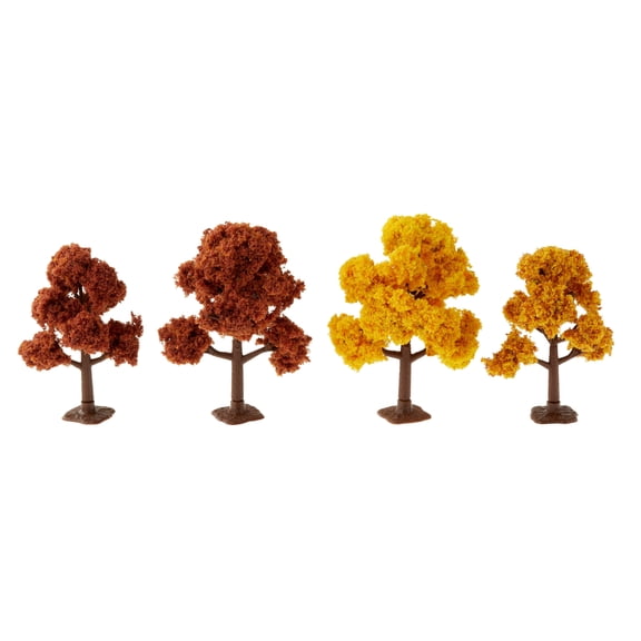 12 Packs: 4 ct. (48 total) Mini Autumn Trees by Make Market
