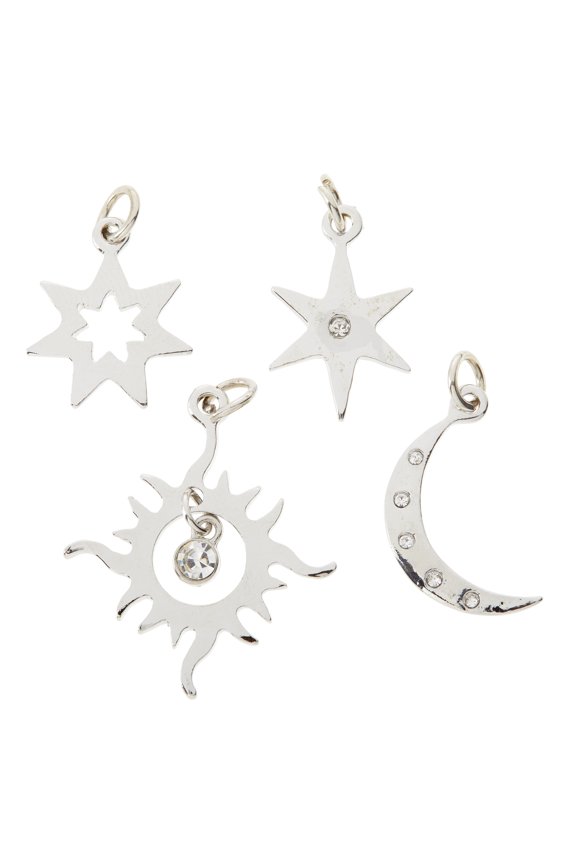 Sun, Moon & Star Charms, 12 Packs: 4 ct. (48 total)