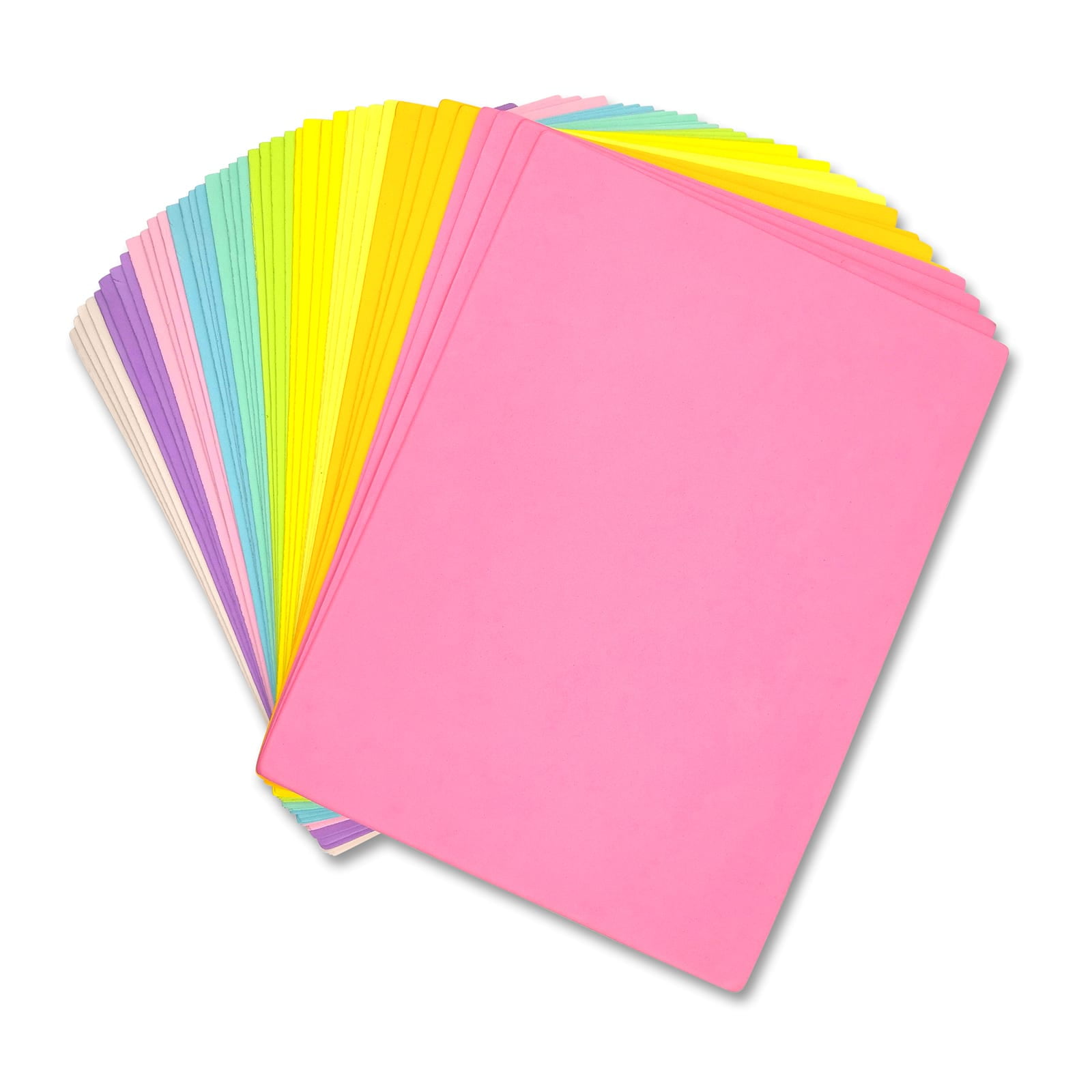 Foam Sheets in Assorted Colors, 6 x 9 inch, 40 Pack