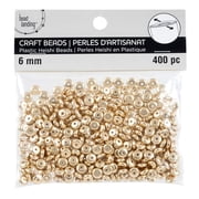Bead Landing Gold Heishi CCB Craft Beads, 6mm, 12 Packs 400 ct. 4,800 total