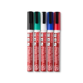 12 Packs: 5 ct. (60 total) Basic Fine-Point Chalk Marker Set by Craft Smart