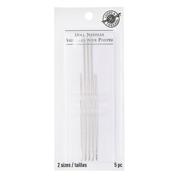 Loops & Threads Doll Needles, 12 Packs: 5 ct. (60 total)