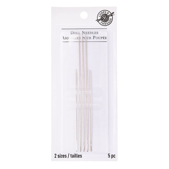 Loops & Threads Doll Needles, 12 Packs: 5 ct. (60 total)