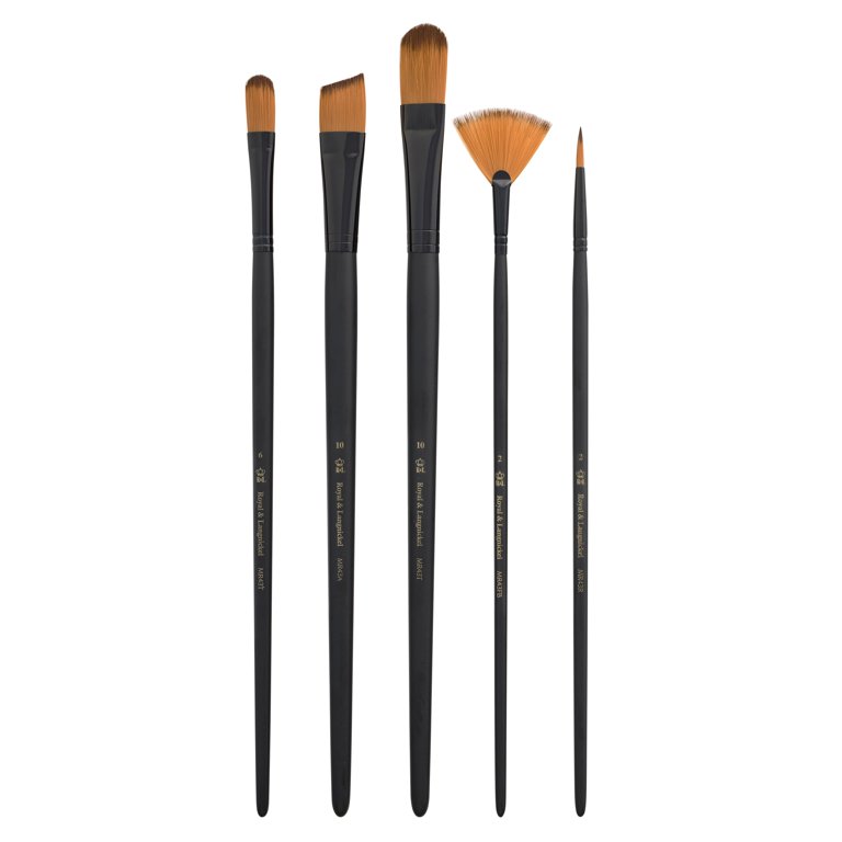 Blick Essentials Value Brush Set - Craft Brushes, Set of 25