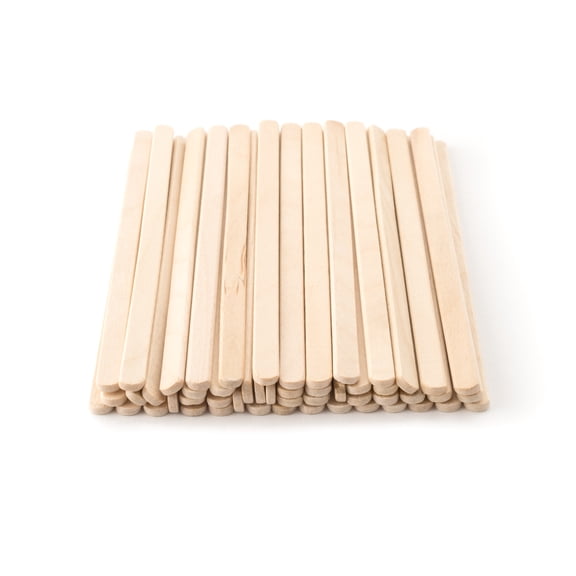 12 Packs: 50 ct. (600 total) 5.5" Wood Craft Sticks by Creatology