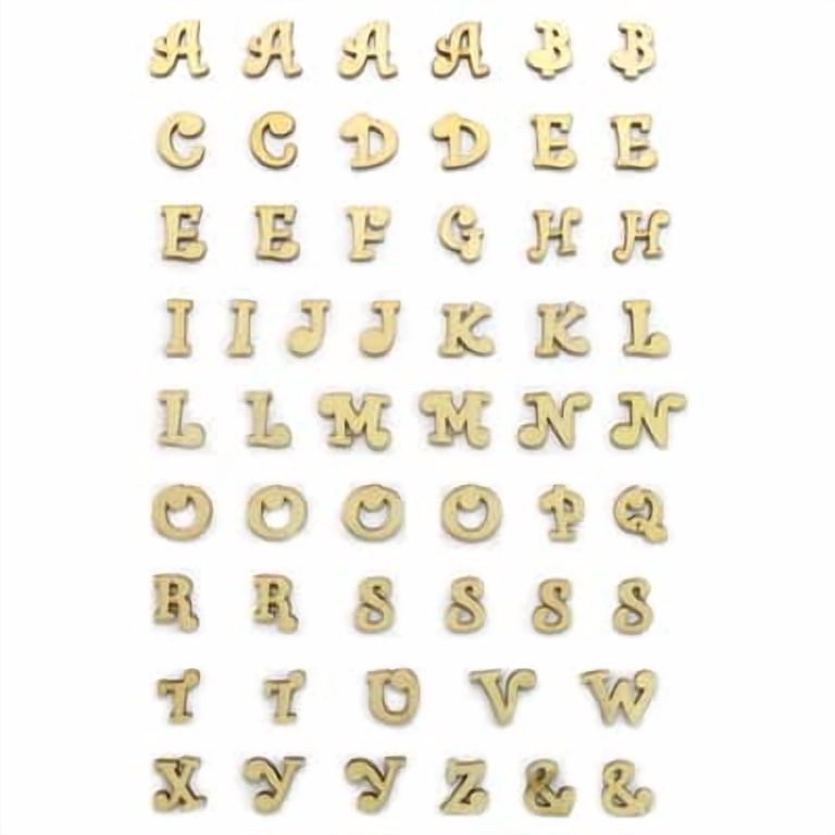 Wooden Letters Aazon.co: For Crafts, 2 Inch Unfinished Capital Wooden ...