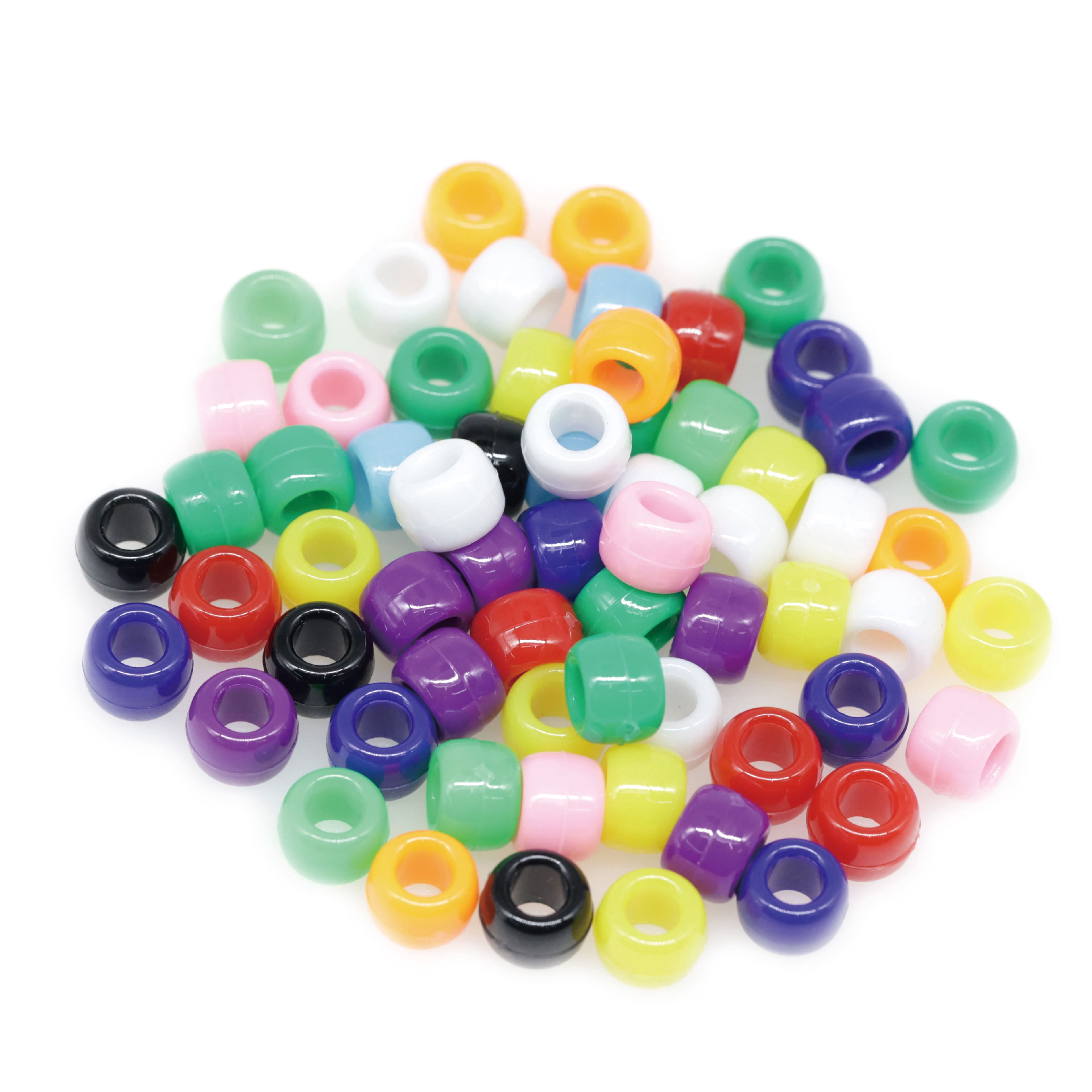 12 Packs: 580 ct. (6,960 total) Multicolor Opaque Pony Beads by Creatology - 6mm x 9mm