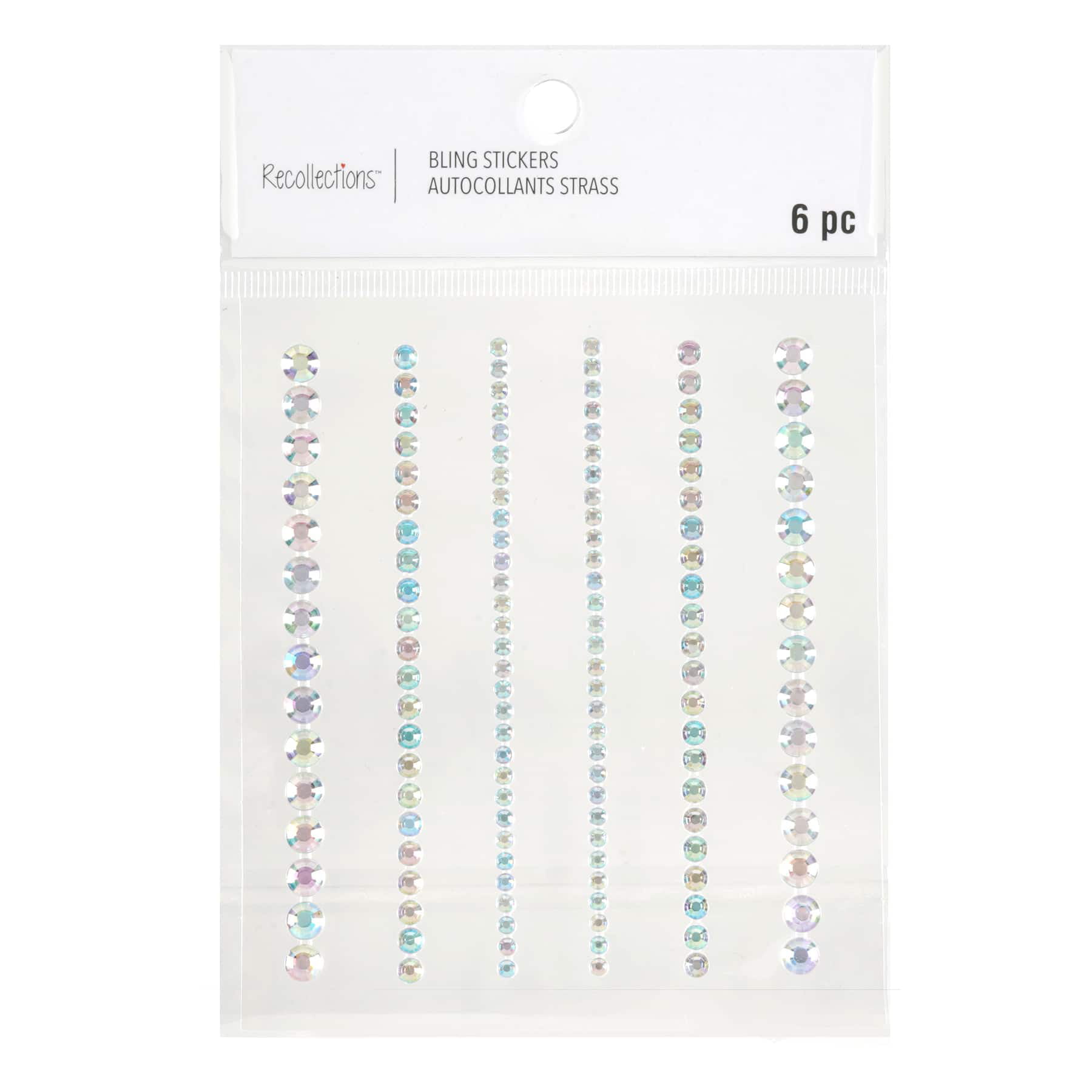Recollections Rhinestone Stickers, Glitter Assortment - Each