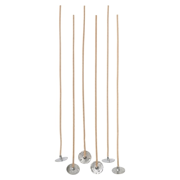 12 Packs: 6 ct. (72 total) Medium Wicks with Clips by Make Market