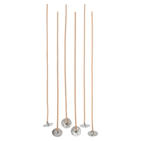 12 Packs: 6 ct. (72 total) Medium Wicks with Clips by Make Market