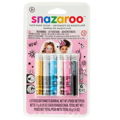 Snazaroo Face Painting Sticks, 12 Packs: 6 ct. (72 total)