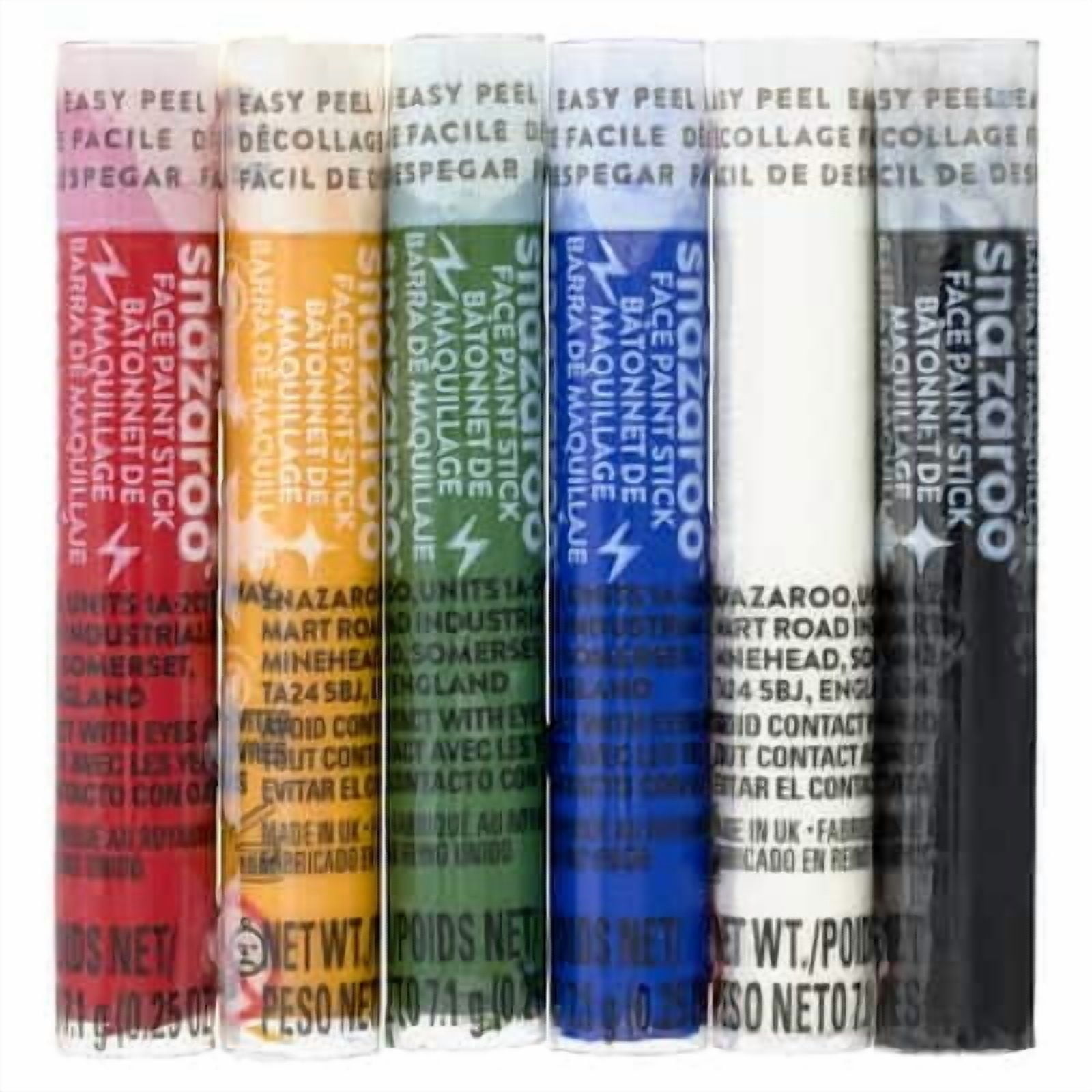 Snazaroo Primary Face Painting Sticks, 12 Packs: 6 ct. (72 total)