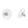 thumbnail image 1 of Bead Landing Rhodium Earring Back Disks, 12 Packs: 60 ct. (720 total), 1 of 1
