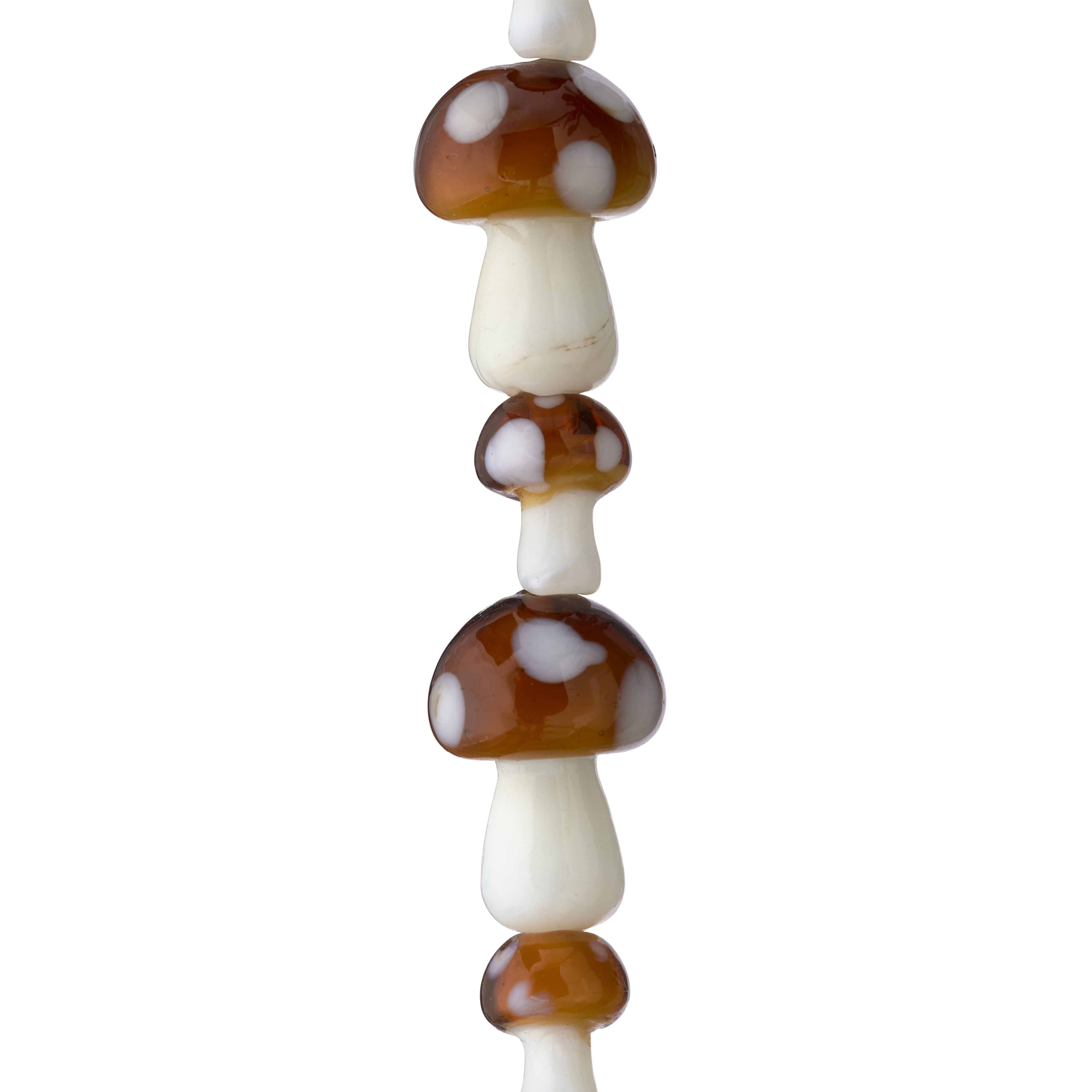 Bead Landing Mushroom Glass Beads, 12 Packs: 7 ct. (84 total)