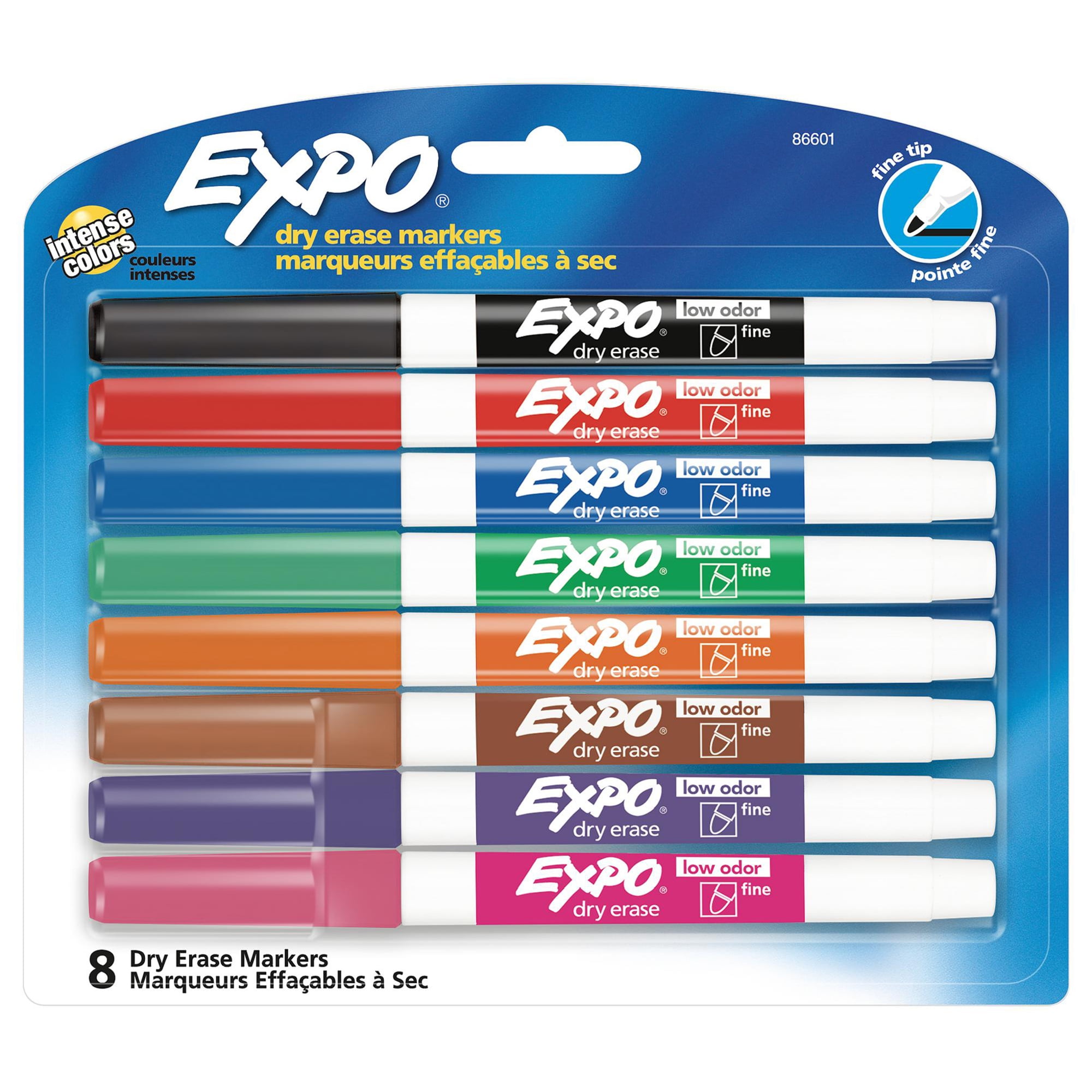 Expo2 Fine-Tip Dry-Erase Markers, 12 Packs: 8 ct. (96 total)