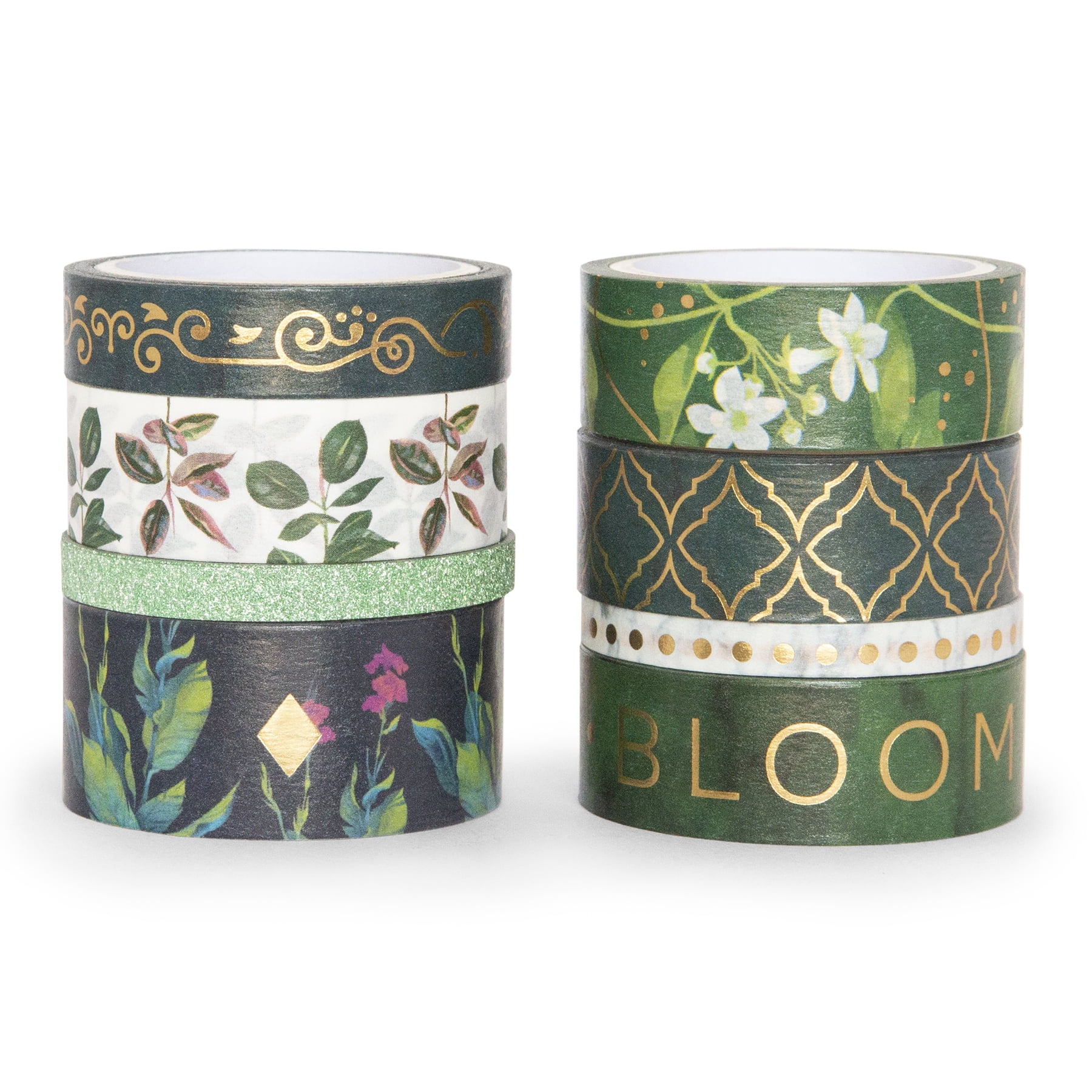 Recollections Paradise Palette Crafting Washi Tape Tube, 12 Packs: 8 ct. (96 total)