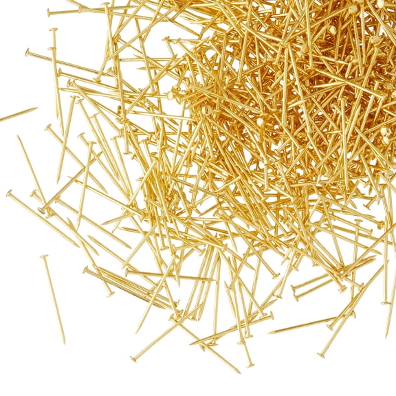 Loops & Threads 1/2" Brass Applique/Sequin Pins, 12 Packs: 800 ct. (9,600 total)