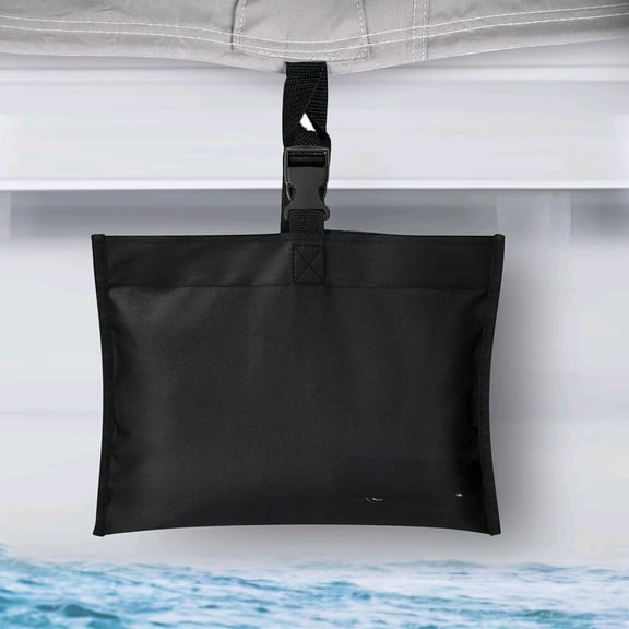12 Packs Boat Cover Sand Bag Mooring Kit, 600D Marine Grade Polyester Canvas with Tarp Clip Accessories$$Watercraft