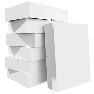 12 Packs Extra Large Gift Boxes with Lids for Presents, 17x11x4 Inch White Clothing Boxes for Wrapping Gifts, XL Cardboard White Boxes Bulk for Christmas, Birthday -Cajas Para Regalos