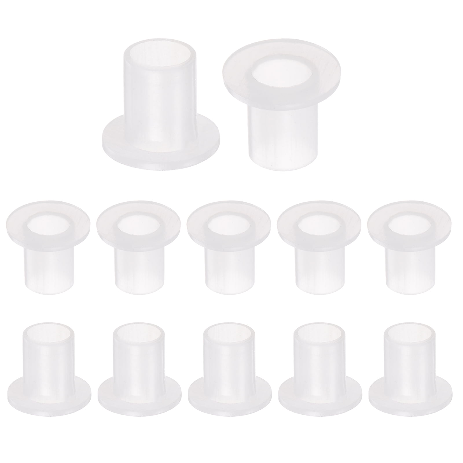 12 Packs Flanged Sleeve Bearings Plastic Bushings 7.5mm Bore x 9mm OD x