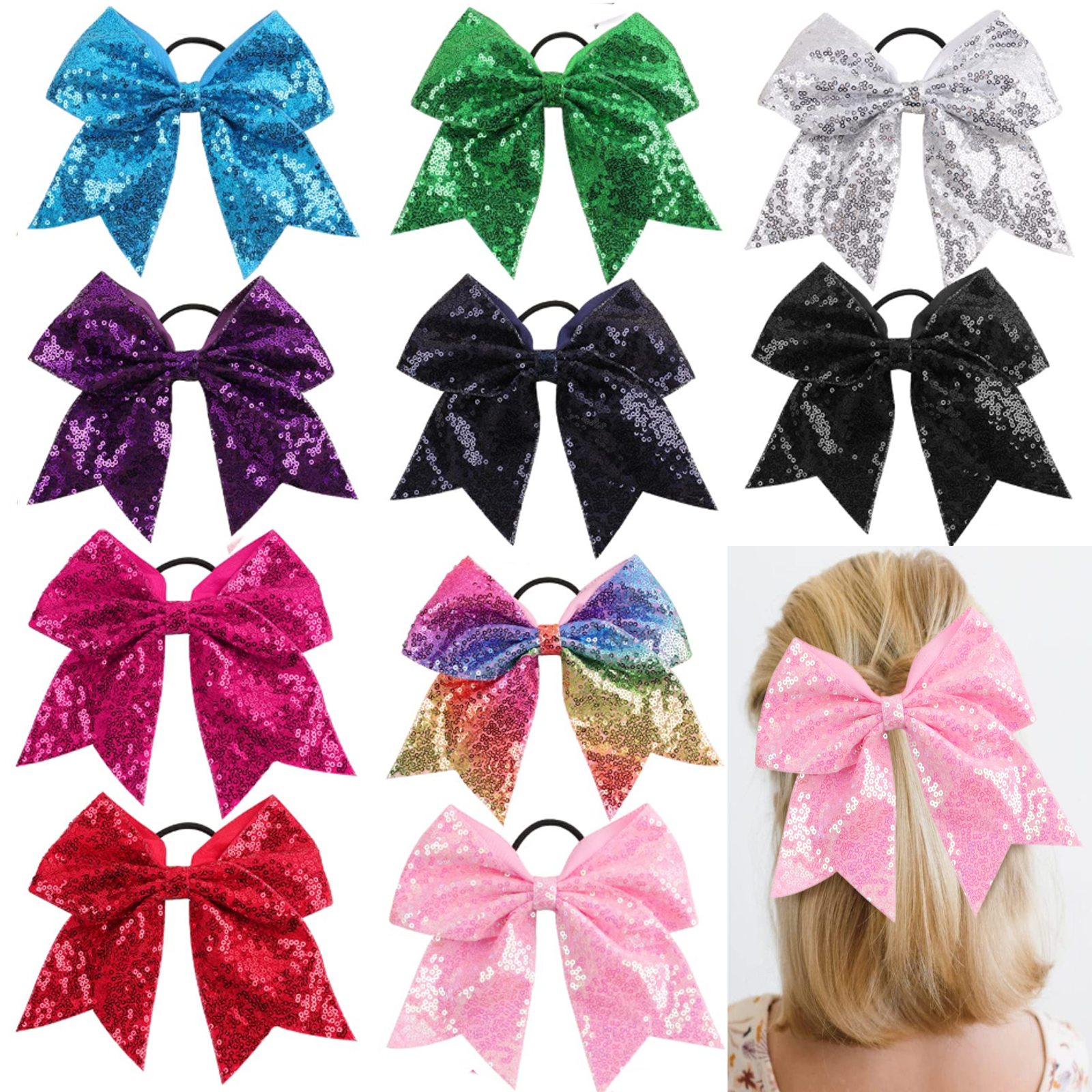 Cheer Bows Hair display picture 2