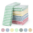 thumbnail image 1 of NOTIVIBE 12 Pack Cotton Kitchen Dish Cloths, 12 x 12 Inches Absorbent Cleaning Cloths, Soft Non-Scratch Dishwashing Towels, Reusable Quick Dry Dish Rags for Kitchen, Multi-Color, 1 of 7