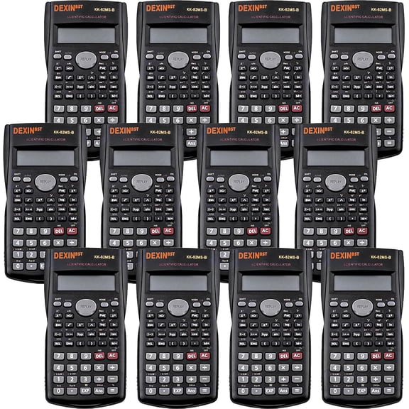 12 Packs Scientific Calculator Bulk, 2-Line Engineering Scientific Calculators Statistical Calculators College Calculator Function Calculator for Student Teacher High School Business Offices