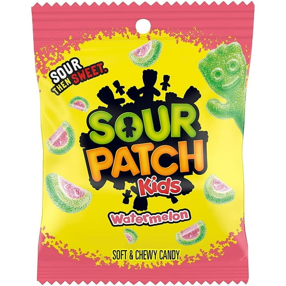 12 Packs : Sour Patch Watermelon, 5-Ozs