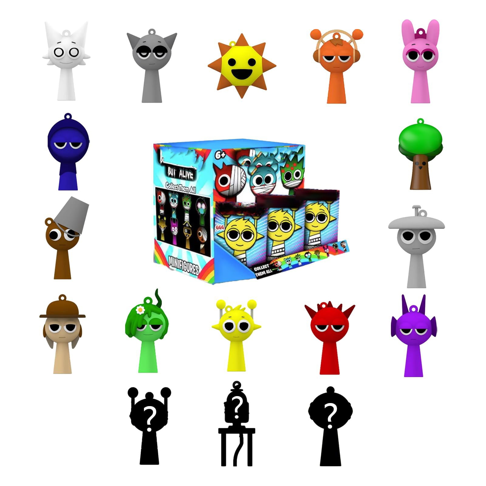 12 Packs Sprunki Toy Mystery Box Blind Box Sprunki Toys Blind Box: The ...