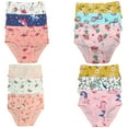 thumbnail image 1 of 12 Packs Toddler Little Girls Kids Underwear Cotton Briefs Size 2T 3T 4T 5T 6T 7T, 1 of 5