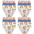 thumbnail image 1 of 12 Packs Toddler Little Girls Underwear Brief Cotton Panties, 1 of 4
